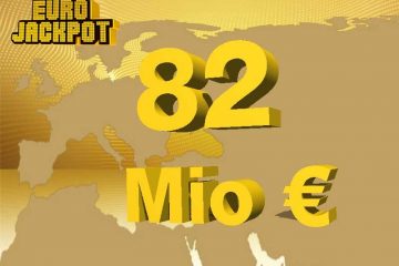 82 Millionen im Eurojackpot