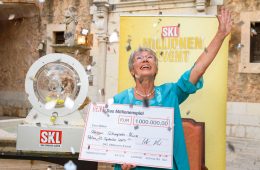 Dagmar-Schompeter-Munz gewinnt 1 Million Euro beim SKL-Millionen-Event