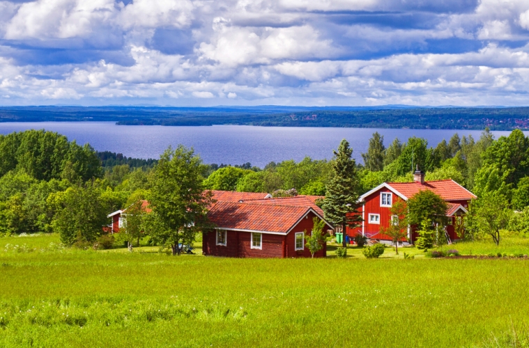Holzhäuser in Schweden